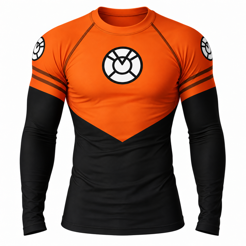 Orange Lantern Corps Compression Shirt