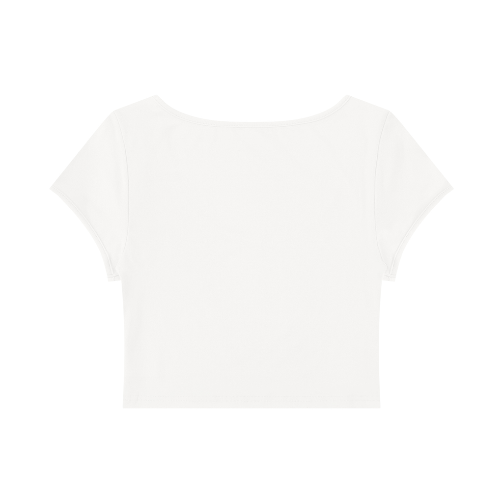 Mary Jane Slim Cap Sleeve Crop T-Shirt