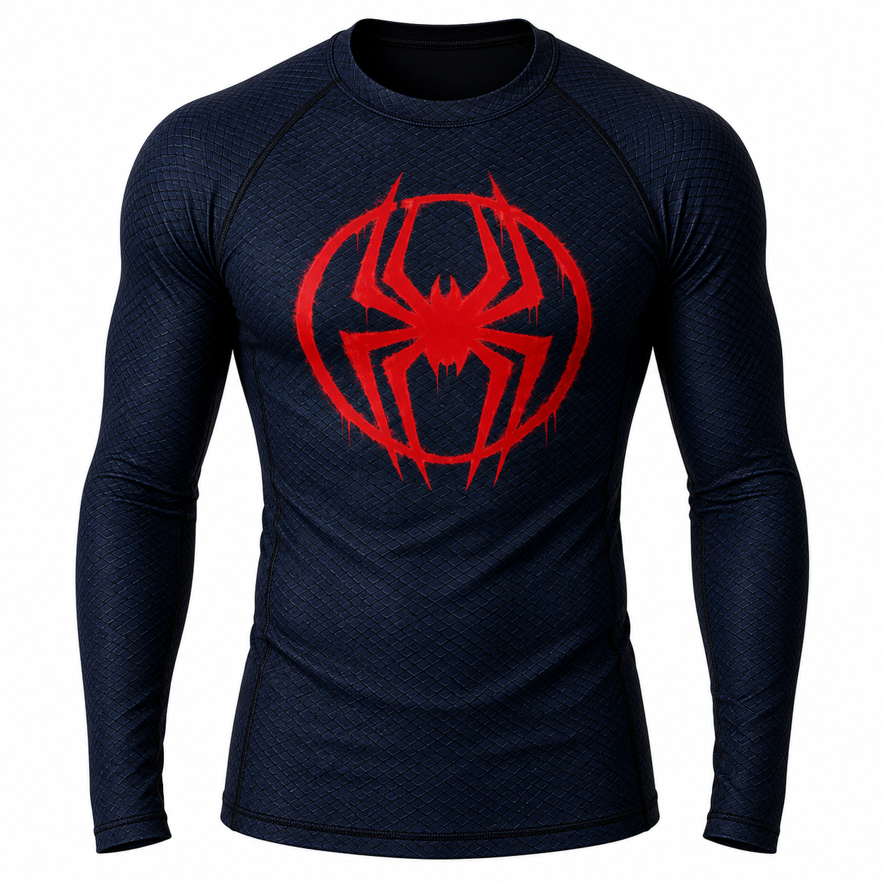 Spiderman Miles Morales  spider-verse compression shirt