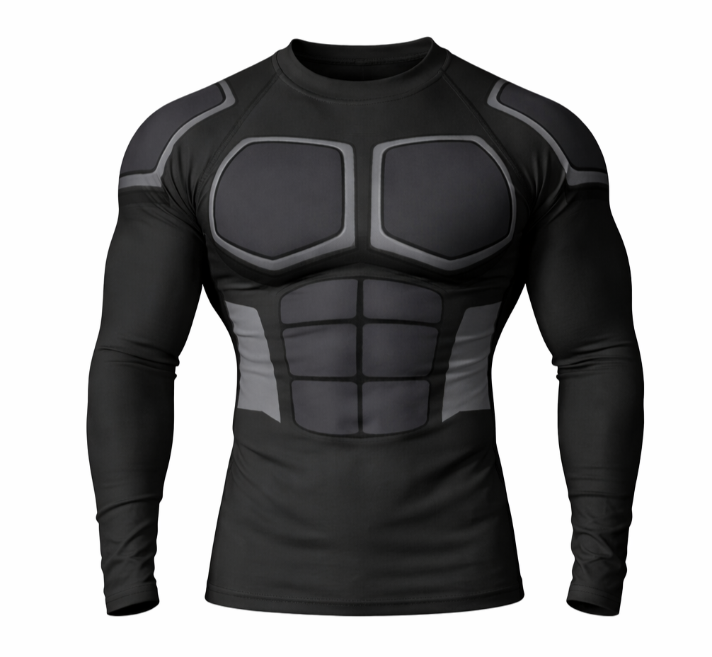 Black noir compression shirt