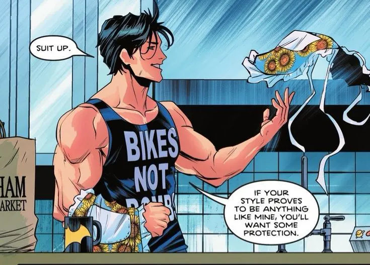 BIKES NOT BOMBS NIGHTWING  Cotton Tank Top